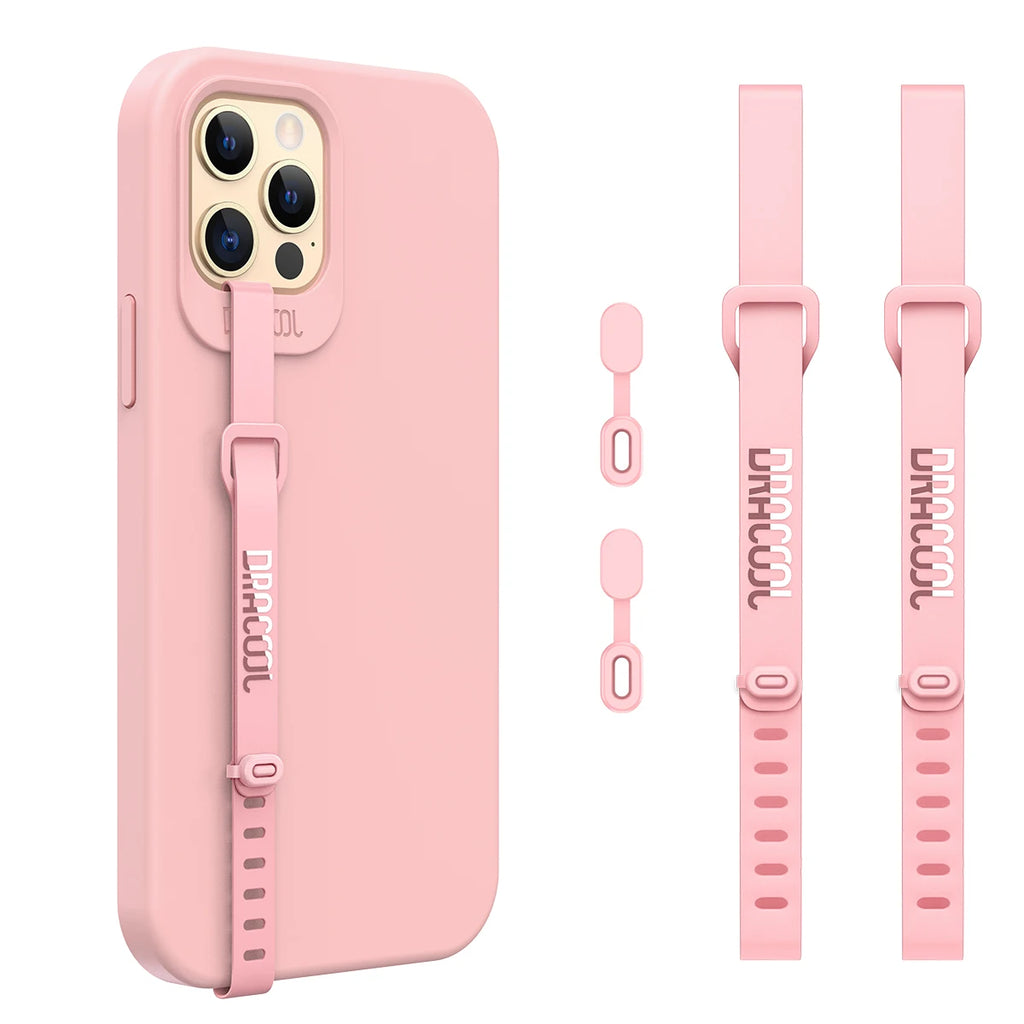2pcs Soft TPU clear Wristband Hand Band silicone Grip Phone Hand Finger Ring Holder Strap Ropes For Samsung For iPhone kickstand