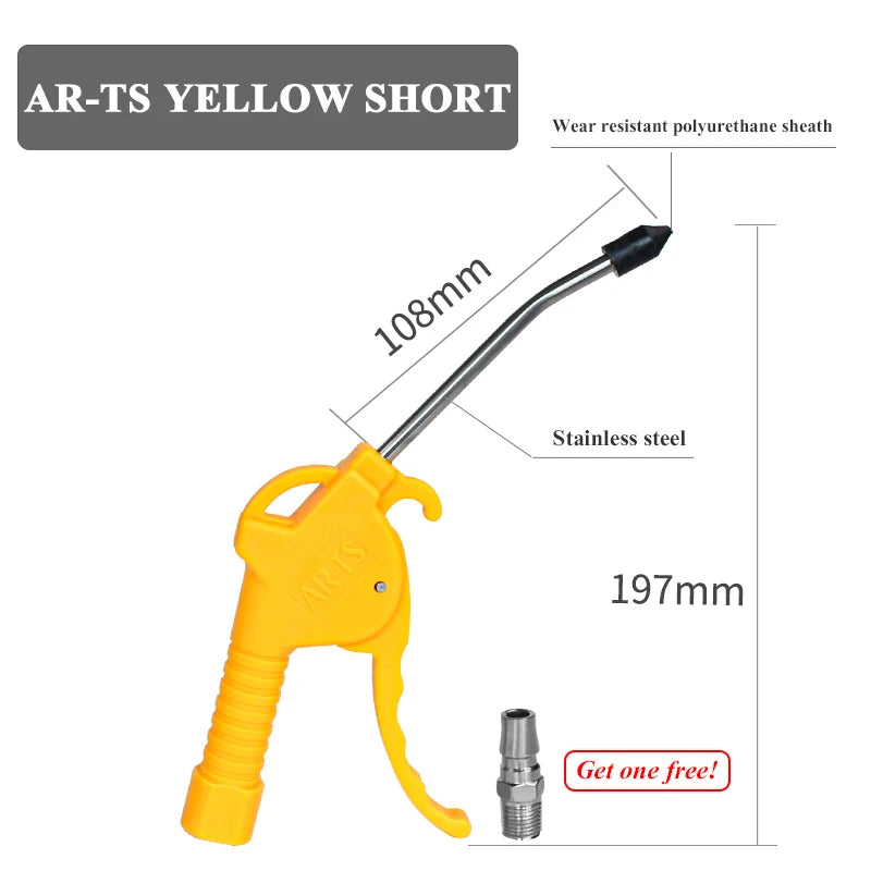 1PC Aluminum/Plastic Dust Removal Powerful Air Compressor Pneumatic Air Dust Blower Air Pump Device Cleaning Handhold Power Tool