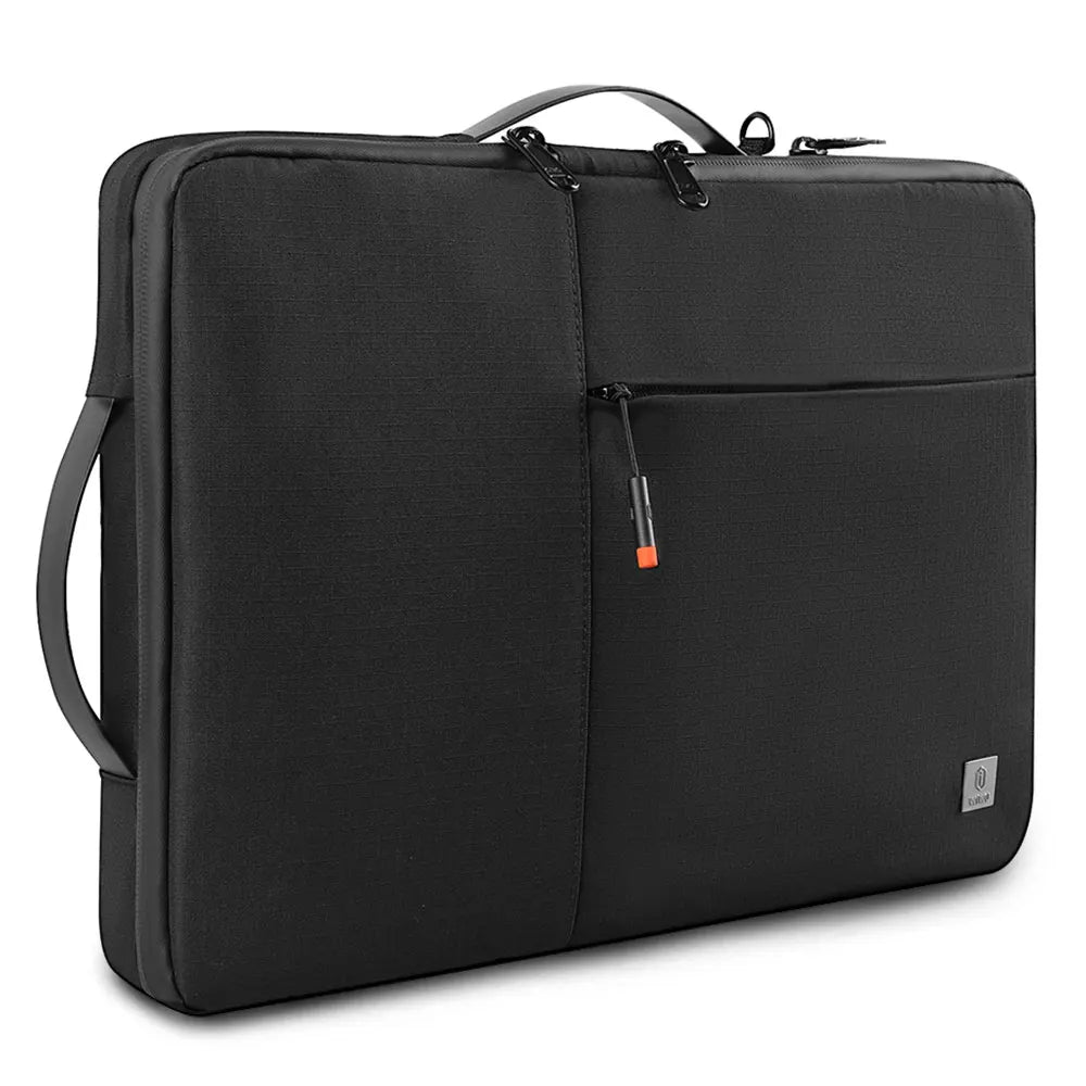 WIWU New Portable Laptop Sleeve 13 14 Double Layer Laptop Bag for MacBook Air 15 Air 13 2025 Case Waterproof Bag for Laptop 15.6