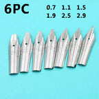 1pc Duckbill Gothic parallel Fountain Pen transparent white art Flat Tip School Student Office Gifts Stationery ink pens