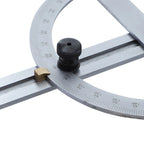 Stainless Steel Adjustable Angle Protractor 10-170 ° Angle Gauge Tools Stainless Steel Caliper Measuring Tools