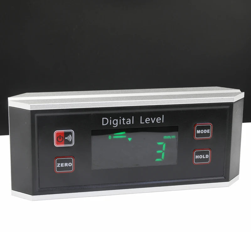IP65 Digital LCD Protractor Angle Finder Level Inclinometer Magnetic V-Groove 0~360 Degree Inclinometer Level Box with Magnet