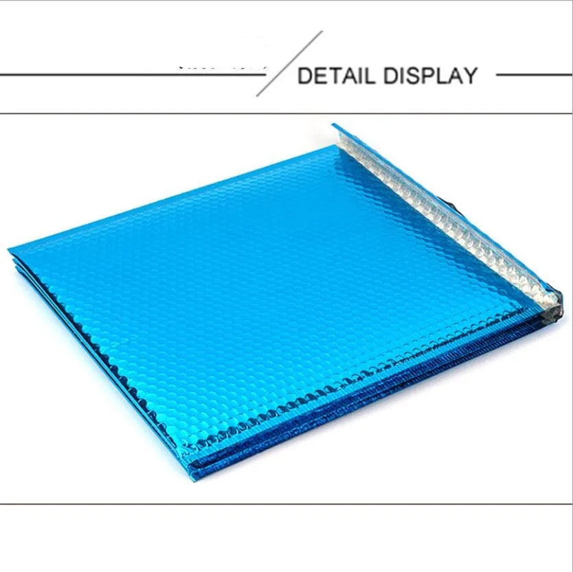 30pcs/lot Blue Aluminized Bubble Mailer Gift Packaging Self Seal Bag Large Size Shipping Mailing Envelope