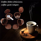 Arshen 3pcs/Set Dolce Gusto Plsatic Refillable Coffee Capsule with Spoon Brush 200 Times Reusable Compatible Nescafe Dolce Gusto