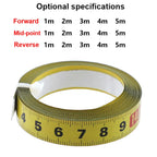 Metric Steel  Miter Track Tape Measure 0.5'' Self Adhesive Scale Ruler Tape 1-5M For Router Table Saw T-Track Woodworking Tools