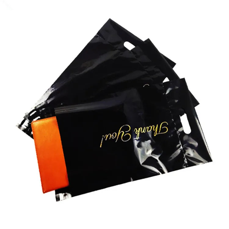 50PCS Thank You Pink Poly Mailer Adhesive Envelopes Bag DIY Logo T-shirt Underwear Dress Leggings Toys Shipping Portable Pouches