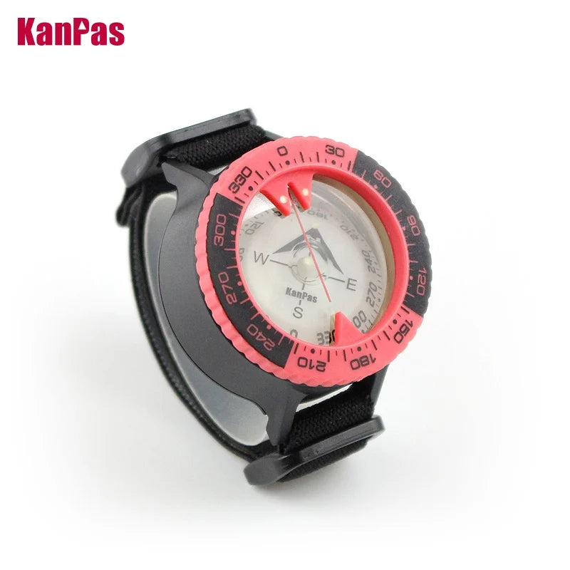 KANPAS 6BAR Scuba Diving Compass / Dive Compass / Compass Sea Navigation / Blue Compass Glow / Diving Luminous Signal