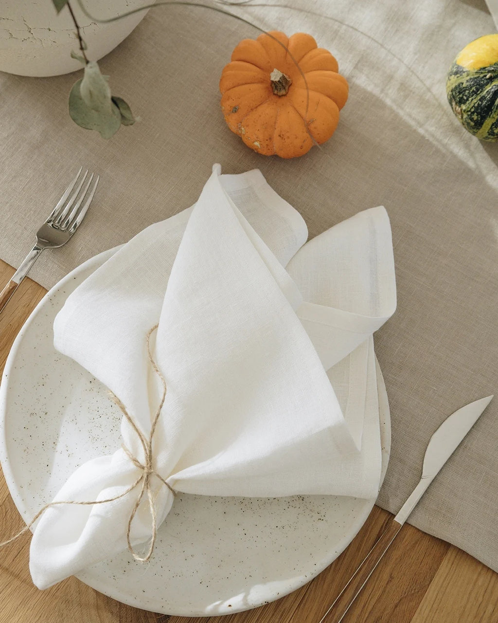 High Quality 100% Linen Napkins Restaurant Wedding Dinner Solid Color Cloth Pure Linen Classical Custom Home Table Napkin