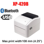 XP-460B/420B 4inch Shipping Label/Express/Thermal Barcode Label Printer Compatible with Shipping Label 4x6 Inches Label