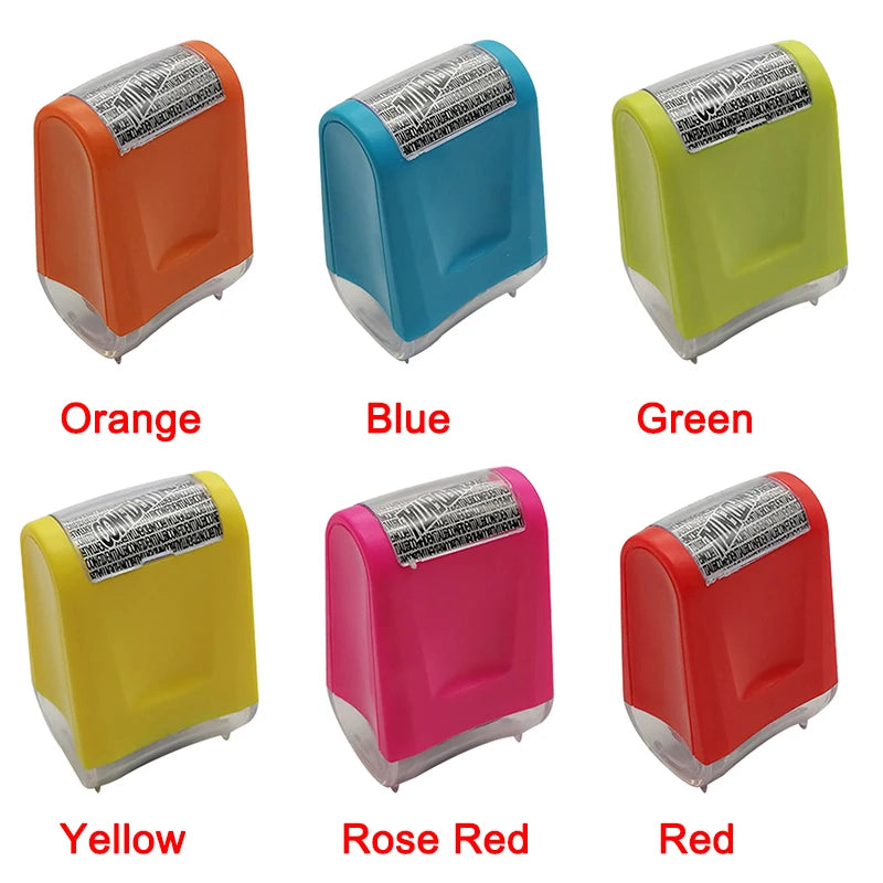 Hot Sale Roller Identity Theft Protection Stamp For Guarding Your Id Privacy Confidential Data Portable Craft Supplies RE