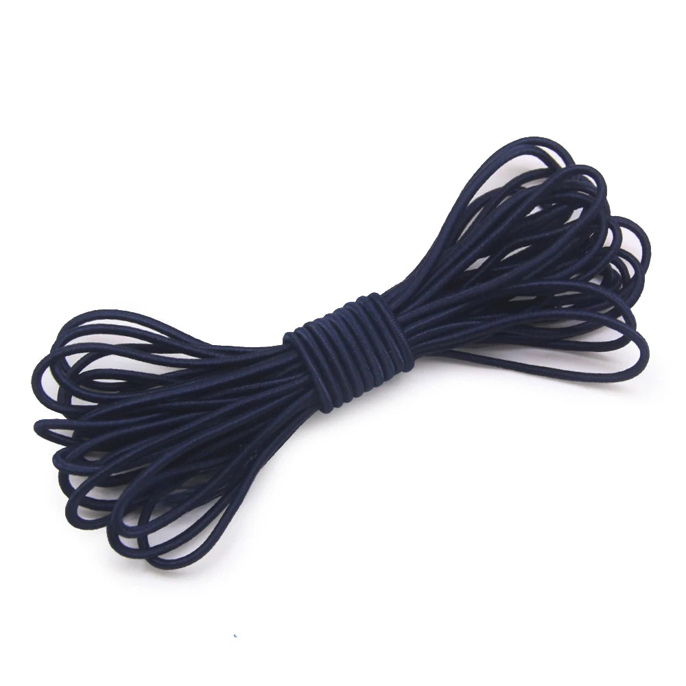 2.5mm Elastic Rope Elastic Band Shock Cord Bungee Rubber Band Stretch Thread for Garment Accessory Craft Handmade DIY