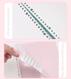 Japan KOKUYO Campus Loose-leaf Soft Cover B5 Thin Notebook with 50 Sheets 5mm Square or Dot Grid Loose-leaf Paper Refill