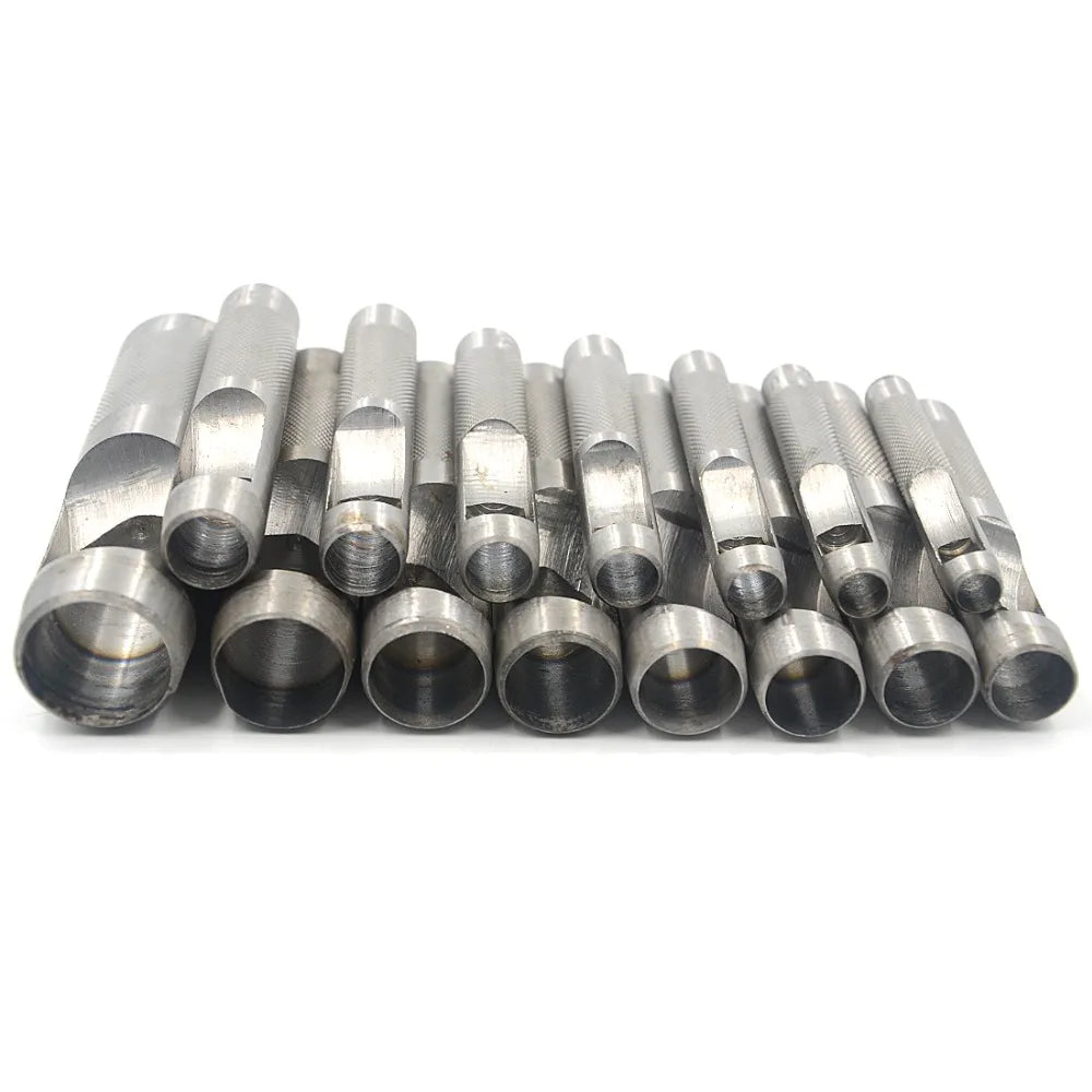 1.0mm-25mm All Size Pick Leather Tools Leather Punch Hollow Puncher Leathercraft Hole Punch Craft DIY For Clothing Belt Canvas