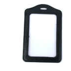 Pu Leather Card Holders Id Badge Case Clear And Color Border Lanyard Holes Bank Credit Id Badge Holders Accessories Wholesales