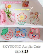 10pcs/lot Pink Series Kawaii Animal Cat Heart Shape Paper Clip Metal Bookmark Decorative Memo Clips Stationery