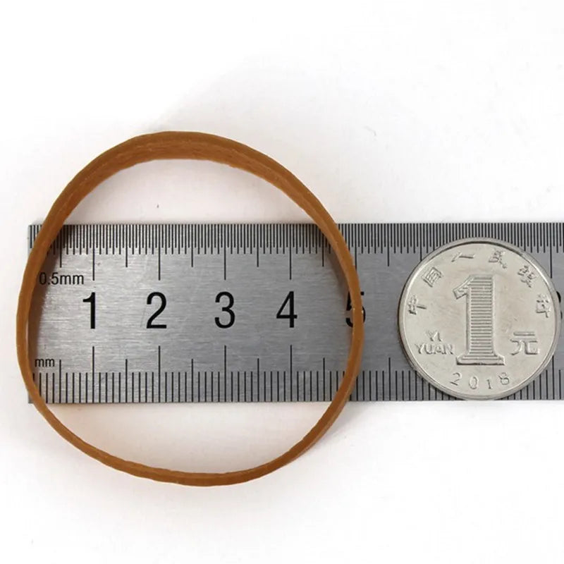 50Pcs 50*8mm Rubber Bands,Strong Elastic Band,Latex Ring Tapes Fasteners for Office School Home Stationery Supplies