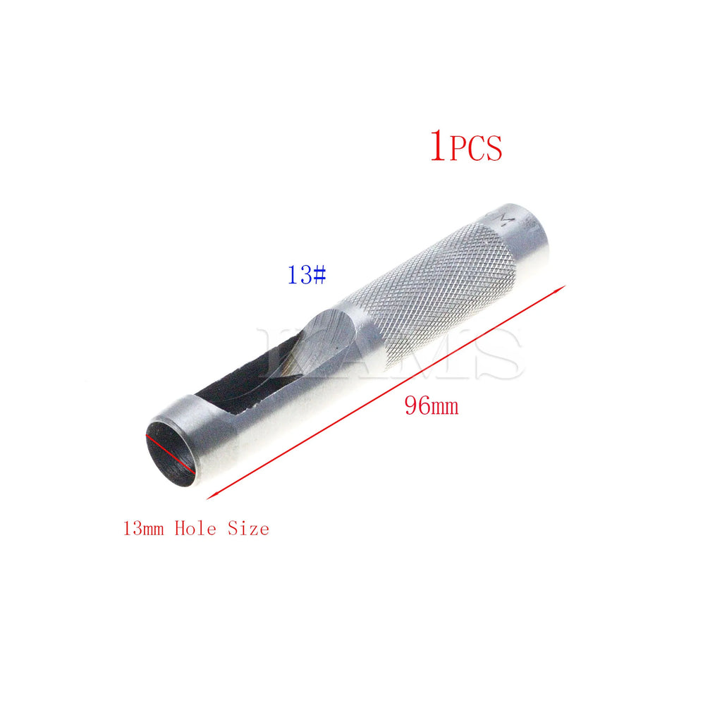 25 Size Pick Leather Tools Leather Punch Leathercraft Hole Craft Set Hollow Puncher Belt Punch 1.0mm-25mm for Clothing Canvas