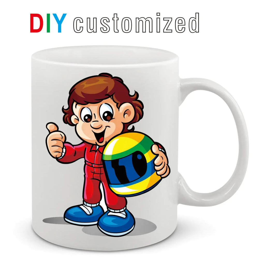 DIY Customized 350ML 12oz Ceramic Mug Print Picture Photo LOGO Text Personalized Coffee Milk Cup Creative Present Cute Gift