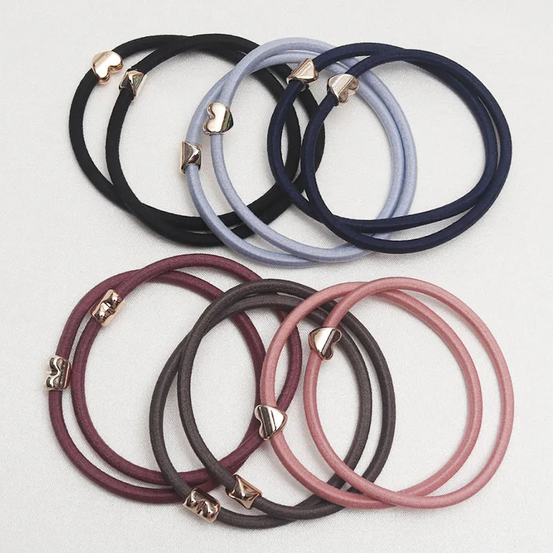 10PCS New Girls Elastic Hair Rubber Bands Kids Headbands Women Hair Tie Hair Gum Ponytail Hair Holders Hair Accessories