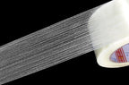 25m/50m Strong Glass Fiber Tape Transparent Striped Single Side No Trace Adhesive Tape Industrial Strapping Packaging Fixed Seal