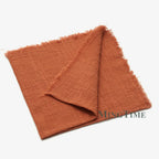 Napkin Cotton Cloth 41*41cm Rustic Gauze Hanky Tea Towel Dining Place Mats Wedding Supplies Linen Home Table Decor