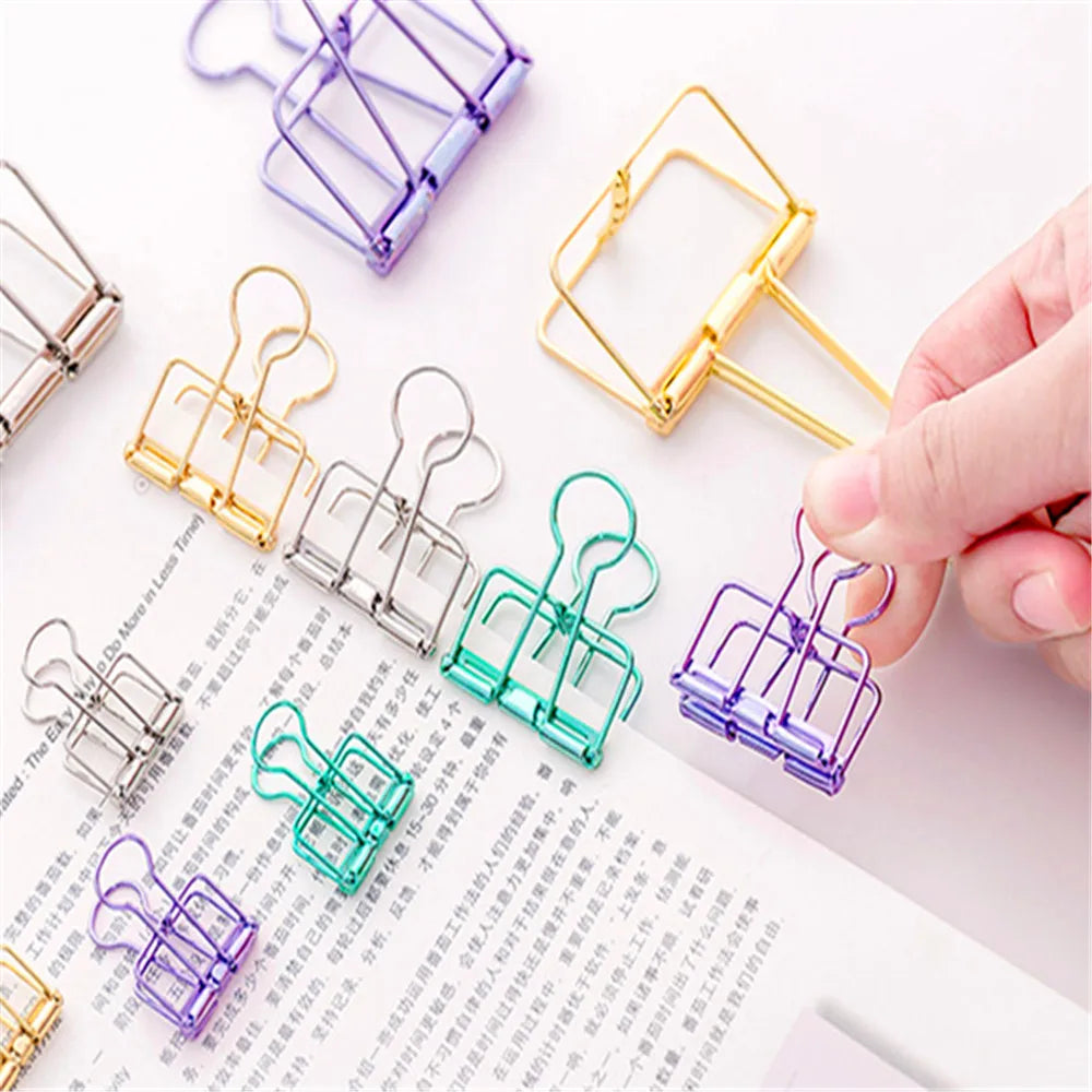 High-Quality 93 Black Metal 48mm 32mm 19mm Binder Clip for Decorative Clips, Student School Office Supplies