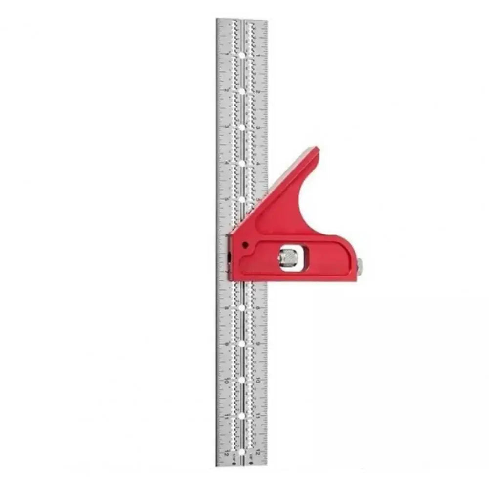 T-type Hole Ruler Professional Combination Square Angle Ruler Adjustable Protractor Right Angle Ruler Carpenter Measuring Tools
