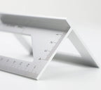 Aluminum Woodwork Scriber T Ruler Multifunction Square 45/90 Degree Gauge Angle Ruler Measuring Woodworking Tool