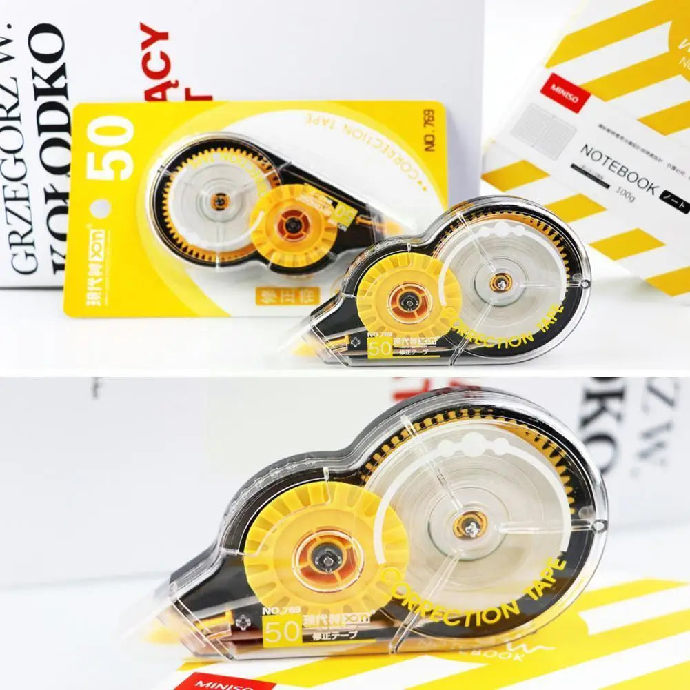 Large-capacity Correction Tape 50m Long Roller Text For A Correction Typos Writing Variety Paper Of To Data Use Suitable Ea C1I3