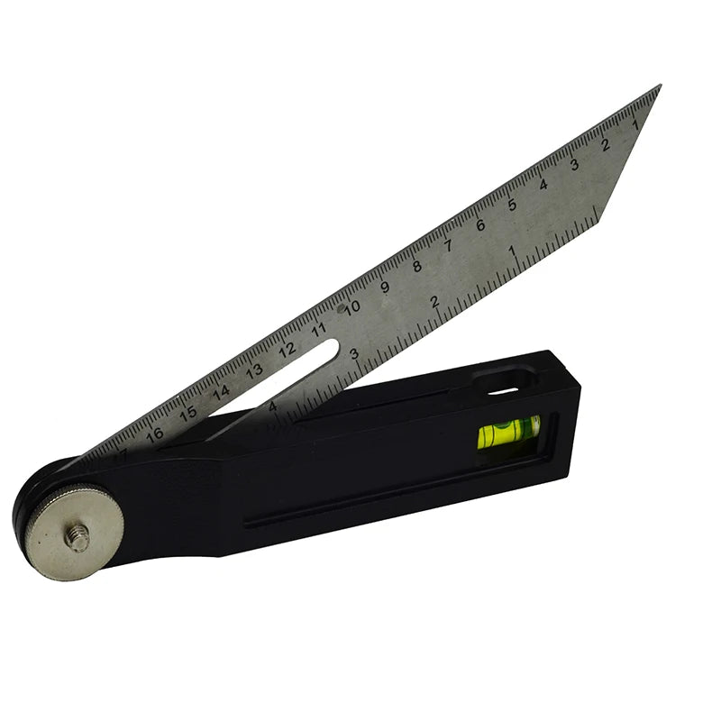 Angle Rulers Gauges Tri Square Sliding T-Bevel with Wooden Handle Level Measuring Tool Wooden Marking Gauge Protractor