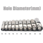 1.0mm-25mm All Size Pick Leather Tools Leather Punch Hollow Puncher Leathercraft Hole Punch Craft DIY For Clothing Belt Canvas