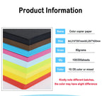 100/200 SheetS A4 Color Copy Paper 80G 20 Colors Can Choose For DIY Handmade Office A3 Inkjet Laser Colorful  Printing Paper