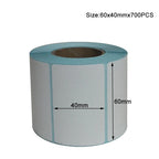 20x10mm Shipping Labels- 700 barcode sticker Per Roll Strongest & THICKEST - Thermal Postage BPA Free, Supermarket Blank Sticker
