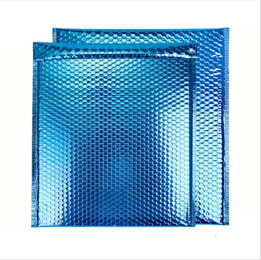 30pcs/lot Blue Aluminized Bubble Mailer Gift Packaging Self Seal Bag Large Size Shipping Mailing Envelope