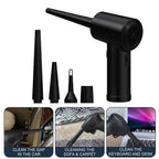 Cordless Air Duster Electric 51000RPM Wireless Dust Gun Compressed Air Blower Powerful Hair Dryer Computer Keyboard Cleaning