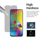 Privacy Tempered Glass for Samsung Galaxy S24 S23 Plus Anti-spy Screen Protector Fingerprint Function for Samsung S22 S26 S25