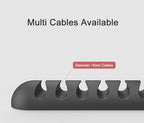 Smart Cable Holder Silicone Flexible Cable Winder Cord Management Clip Wire Organizer for USB Headphone Earphone Network Cable