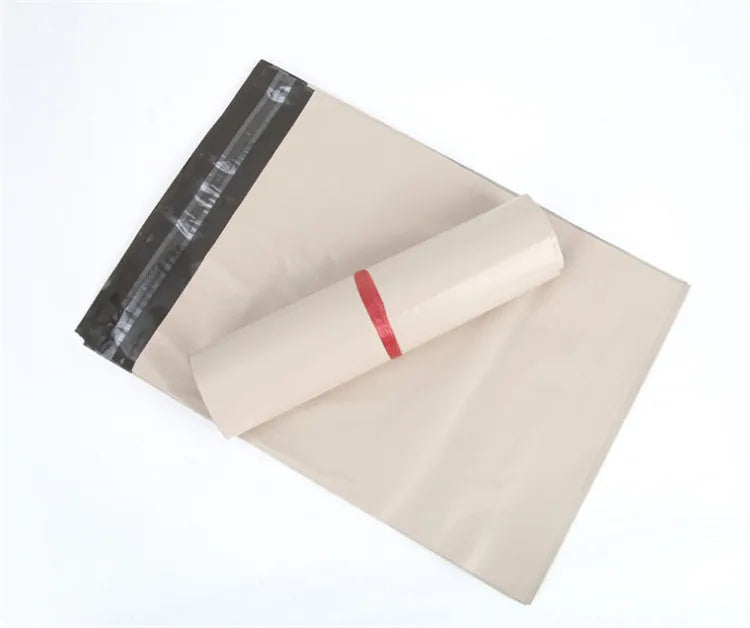 100PCS Custom Logo Text Express Courier Bag Plastic Self-Sealing Adhesive Poly Envelope Clothing T-shirt Box Shipping Pouches