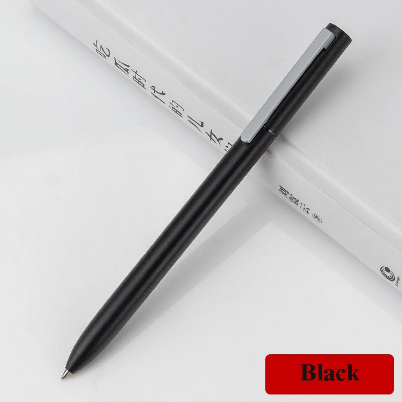 Metal Rotating Gel Pen Sign Pen with Refills for Xiaomi Metal Sign Pens 0.5MM Smooth Low-Key Elegant and Firm Office Business