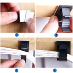 10pcs Adhesive Cable Organizer Clips Table Cable Management Adjustable Cord Holder For Car PC TV Charging Wire Bobbin Winder