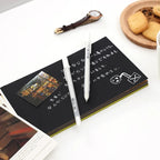 1Pc Sakura Gelly Roll Gel Pen White Color 0.5/0.8 /1.0mm High Light Marke Pen Black Cardboard Art Painting Pen White Line Pens