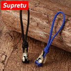 Supretu Men Vikings Lanyard Keychain Spartan Warrior Accessories Woven Rope Knife Car Keyring Handmade Bag Pendant Jewelery Gift