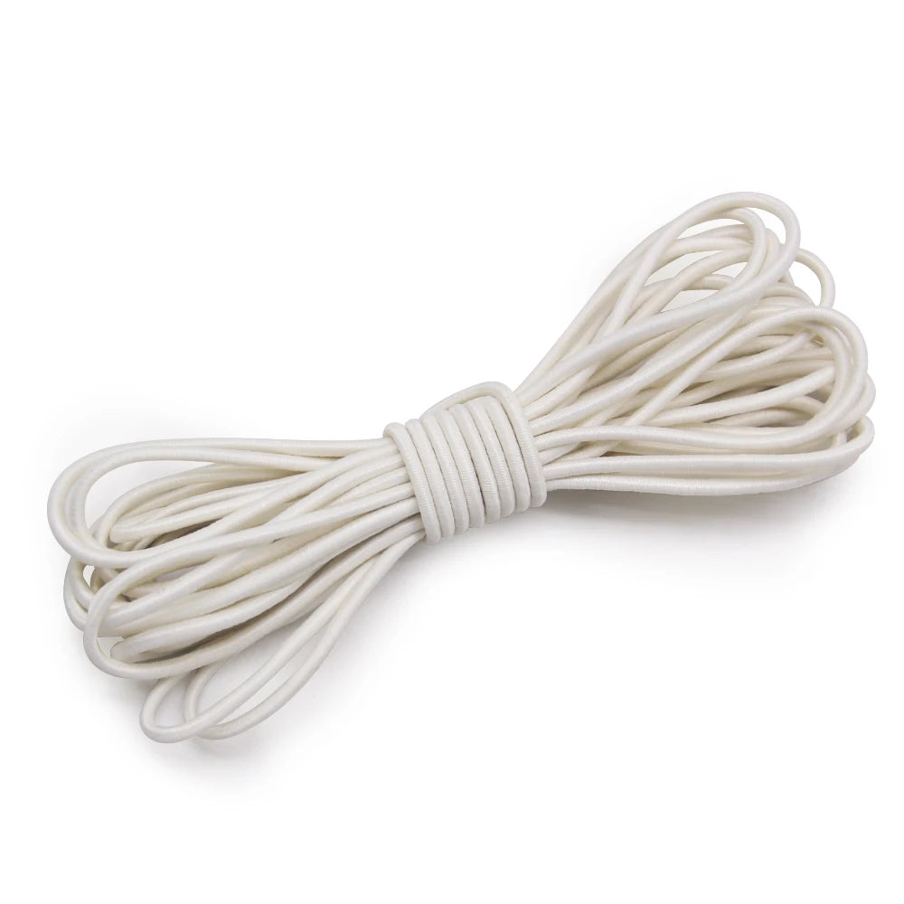 2.5mm Elastic Rope Elastic Band Shock Cord Bungee Rubber Band Stretch Thread for Garment Accessory Craft Handmade DIY