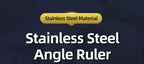 180 Degree Protractor Metal Angle Finder Angle Ruler Woodworking Tools Measuring Ruler Angle Meter Stainless Steel Goniometer