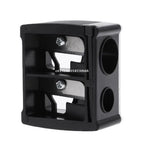 2 Holes Cosmetic Pencil Sharpener for Eyebrow Lip Liner Eyeliner Pen Tool