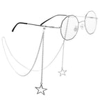 New Fashion Women Eyeglass Chain Hollow Star Pearl Beaded Sunglasses Reading Glasses Lanyard Eyewear Holder Neck Strap Rope