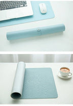 Large Computer Mouse Pad Gaming MousePad Waterproof PU Leather Mouse Mat Gamer XXL Mause Carpet PC Desk Mat keyboard pad