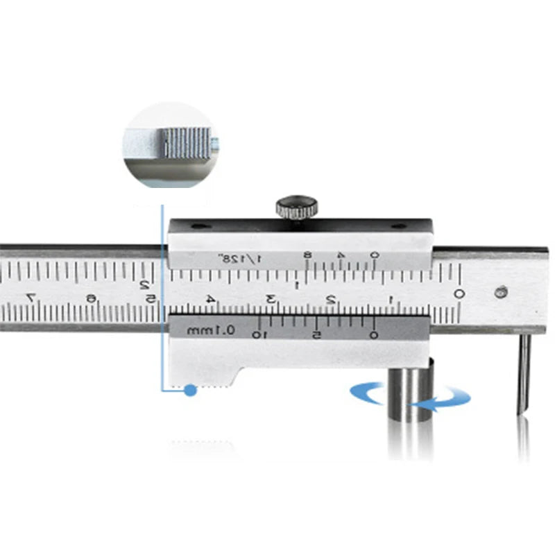 200mm 300mm 400mm 500mm Stainless Steel Parallel Marking Vernier Caliper Marking Gauge with Carbide Scriber Marking Gauge Tool