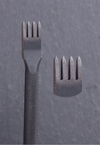 WUTA 1 Piece Diamond Point Black Pricking Iron Leather Chisel Leather Craft Hole Punch Tools Stitching Tools 3/4mm Available