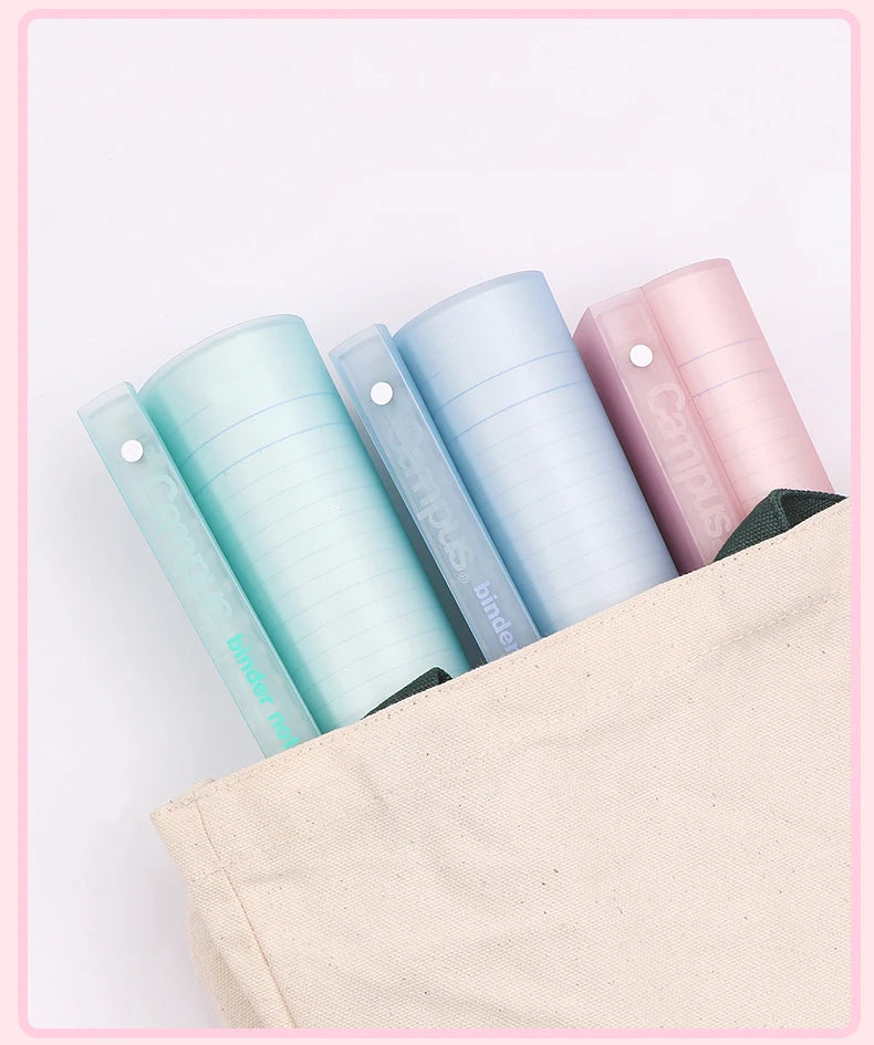 Japan KOKUYO Campus Loose-leaf Soft Cover B5 Thin Notebook with 50 Sheets 5mm Square or Dot Grid Loose-leaf Paper Refill